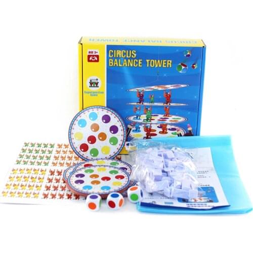 Early Education Concentration Children Educational Toys Circus Balance Tower Parent-child Interactive Brain Toys