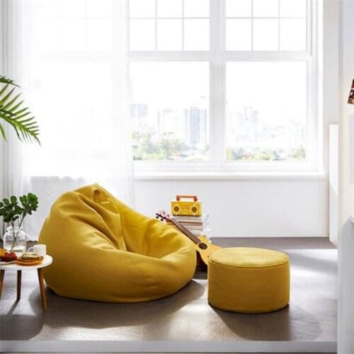 S/M/L Bean Bag Sofa Chair No filler Cloth Chair Recliner Seat Beanbag Cushion Large Beanbag Stuffed Storage for Kids Adults