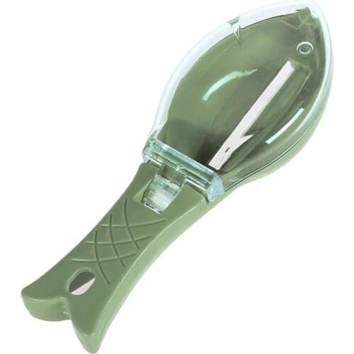 Fish Scale Scraper Remove Fish Skin Brush Scraping Fish Scales Brush Cleaning Peeler Scraper Seafood Tool Fast Remove Fish Knife