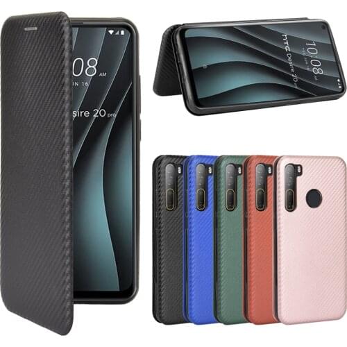 Sunjolly Case for HTC Desire 20 Pro Wallet Stand Flip PU Leather Phone Case Cover coque capa HTC Desire 20 Pro Case Cover