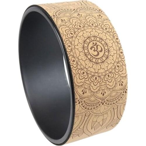 Yoga Exercise Hampool Custom High Quality Eco-Friendly Cork Wheel