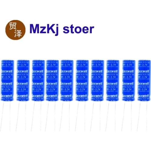 10PCS/Lot 2.7V New Original USA MAXWELL 10F Blue Super Capacitor 10X30MM 2.7V10F