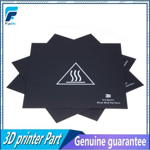 3packs/bag 220x220mm Black Frosted Heated Bed Sticker Build Sheet Build Plate Tape For Wanhao i3 Anet A8 A6 Tarantula Ender 5