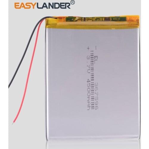 357595 3.7V 4500mAh Polymer Li-ion Battery For Bluetooth Notebook Consumer electronics safety PDA Tablet PCs Digital Products