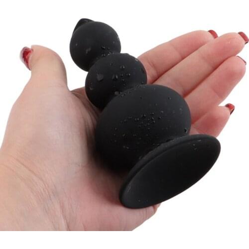 Anal Plug With Sucker Silicone Anus Ball Adult Products Prostate Massager Sex Toys for Women Men Butt Plugs Anal Beads Sex Shop