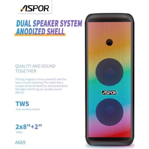 ASPOR Portable Audio Equipment