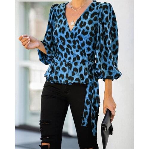 BAMBOOBOY Leopard Blouses