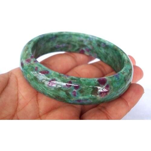 Free Shipping Natural Ruby Zoisite 16*8mm (#2313) Round Bracelet Women Jewelry Accessories Weddings Parties Gift
