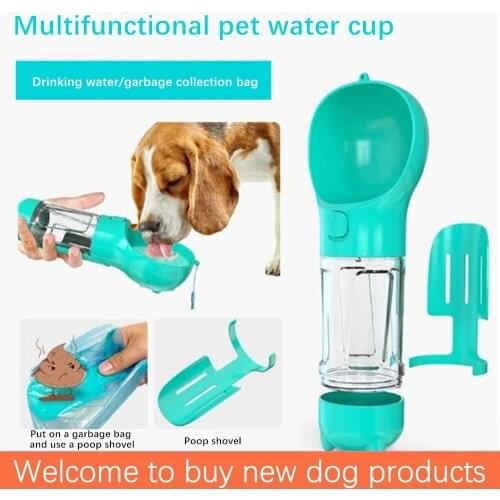 Small dog use portable pet dog water bottle dog outdoor travel portable water bottle puppy cat drinking bowl outdoor pet waterer