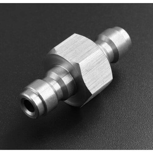 Paintball PCP 8mm Double Male Head Quick Connector Stainless Steel Rated to 300psi/4500PSI Paintball Accessories