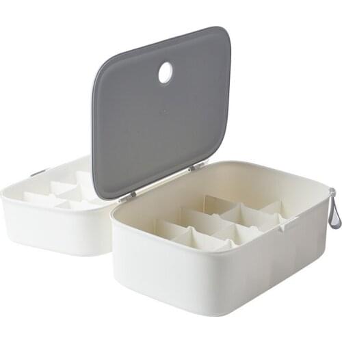 Home Underwear Socks Organizers Storage Container Box Case Travel Portable Bra Ties Scarf Drawer Organizers Household Items