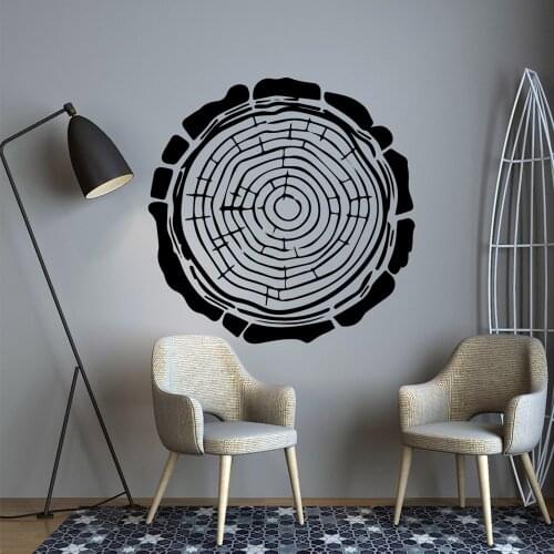 Drop Shipping Annual ring Removable Pvc Wall Stickers For Baby Kids Rooms Decor Decoration Accessories