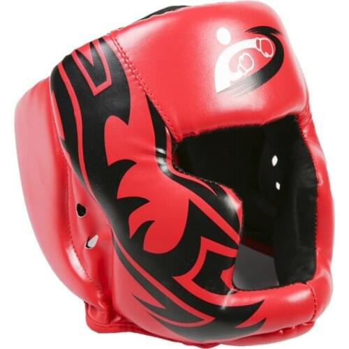 Free Size Boxing Taekwondo MMA Helmet Head Protector Karate Sparring Kickboxing Protective Headgear