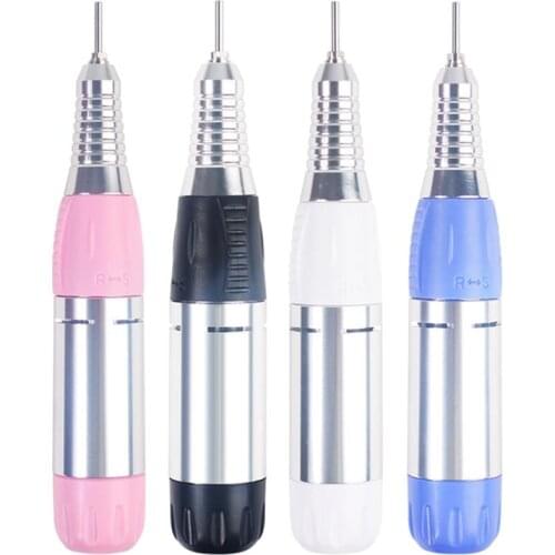 Electric Nail Art Drill Pen 35000RPM Handle File Polish Grind Machine Handpiece Manicure Pedicure Tool Nail Drill Accessories