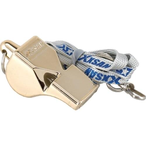 Metal Whistle Stainless Steel Extra Loud with Lanyard for School Sports Soccer Basketball and Lifeguard Protection