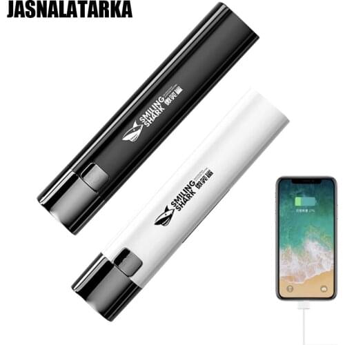 Powerful LED Flashligh High Power Bank USB Rechargeable Hiking Camping Lamp Torch Ultra Bright Multi-functional Mini Flashlights