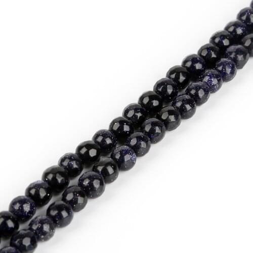 2018 New Arrived 6mm 15 inches About 63 pieces/bag Fashion Natural color Faceted stone ball DIY Necklace Jewelry Making Findings