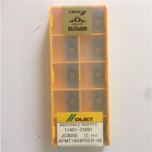 APMT1604PDER JC8050 100% DIJET Original carbide insert with the best quality 10pcs/lot free shipping