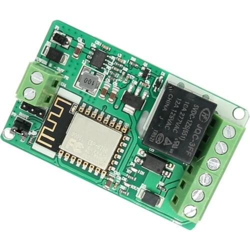 Green ESP8266 Relay Module 10A 220V Network Relay WIFI Module Input DC 7V~30V 4 Layers Board Automatic Protection