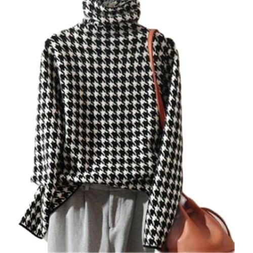 Jumpers Classic Plover Case Sets Thicken Turtleneck Sweater Knit Women Cultivate OneS Morality Render Unlined Upper Garment