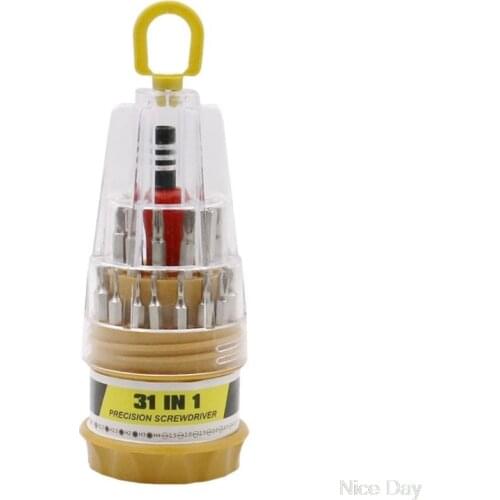 31 In 1 Multifunction Magnetic Precise Manual Screwdriver Bits Set Repair Tools A09 20 Dropship