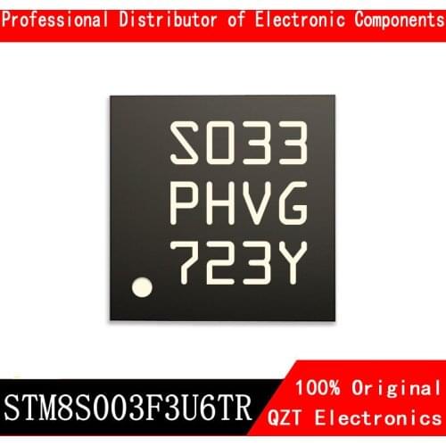 5pcs/lot new original STM8S003F3U6TR STM8S003F3U6 STM8S003 UFQFPN20 microcontroller MCU In Stock