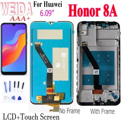 6.09" 8A lcd For Huawei Honor 8A LCD Display Touch Screen Digitizer Parts Original For Honor 8A Pro Play 8A LCD Display JAT-L29