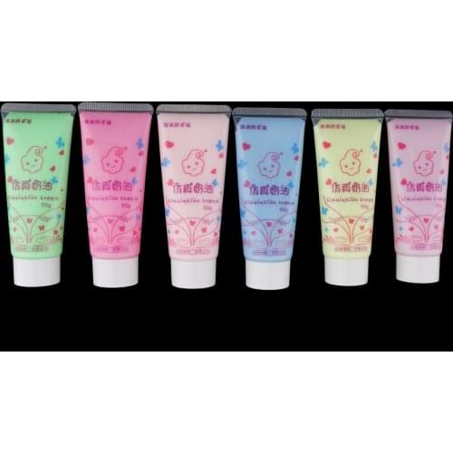 6 Pieces Mixed Colors Whipped Cream Clay DIY Kawaii Phone Case Decor