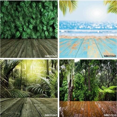 Laeacco Green Grass Wall Wooden Floor Flowers Light Bokeh Spring Summer Scenery Easter Photography Backdrops Photo Backgrounds