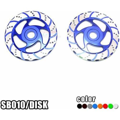 LOSI 1:6 SUPER BAJA REY 9320977 Aluminum alloy front and rear universal brake disc/silver edge, metal