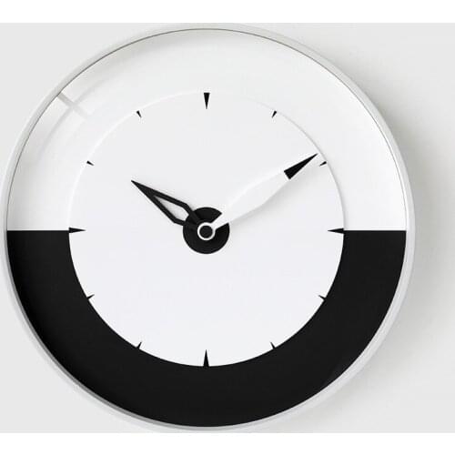 Minimalist Creative Wall Clock Living Room Art Simple Metal Wall Watch Modern Design Living Room Kitchen Clocks Decor AA50ZB