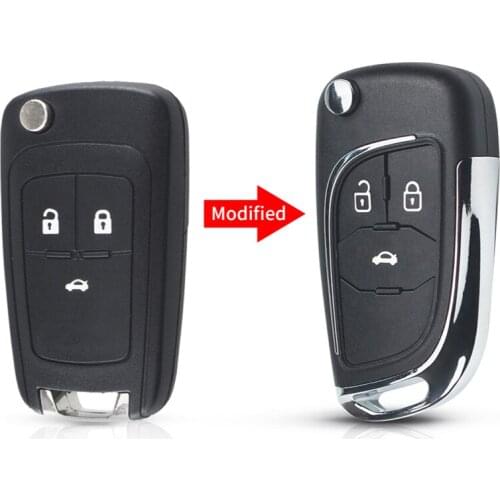 XRSHKEY Modified Folding Remote Car Key Shell For Chevro Cruze Epica Lova Camaro For Ope Vauxhall Insignia Astra Mokka