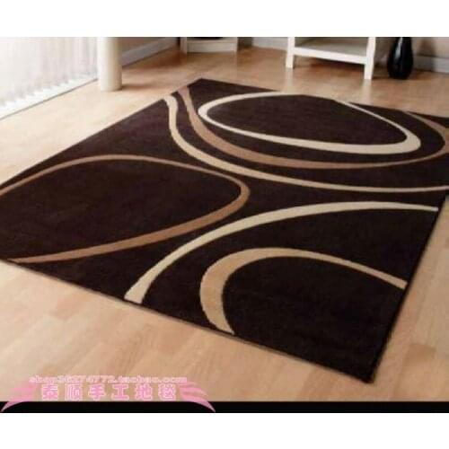 Fashion handmade carpet coffee table carpet living room carpet fashion coffee stripe carpet