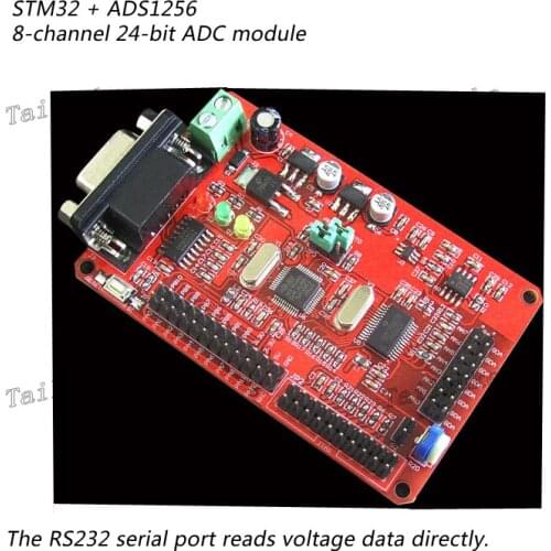 AD Acquisition Module 8-channel 24-bit ADC Conversion STM32F103C8T6 Microcontroller Development Board