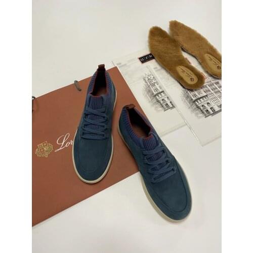 Men lace-up Flat Shoes Casual Shoes Simple comfortable leisure Sneakers Knitting Elastic slip-on Run Shoes 2020 Hot Brand Shoes