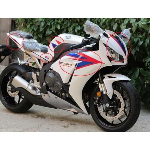 New Hot sell Motorcycle Whole Vehicle Sticker Decals Stickers For HONDA CBR1000RR 2012 2013 2014 one set Full car sticker