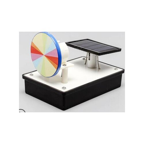 Newton seven - color optical disk included solar cell Seven colour disk Physical experimental instrument