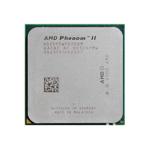 AMD Phenom II X2 555 CPU Processor Dual-Core 3.2Ghz/ 6M /80W / 2000GHz) Socket am3 am2+ free shipping 938 pin