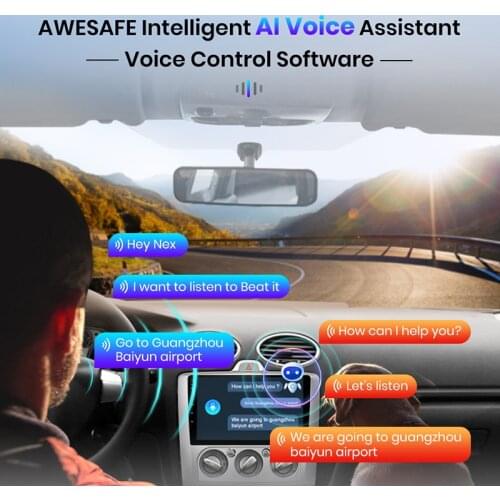 AWESAFE Software for Intelligent AI Voice Assistant Voice Control for Car Radio
