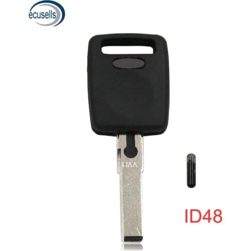 SALE ! Transponder Car Key Case Blank Shell For-Audi A3 A6 A4 TT with ID48 Glass Chip
