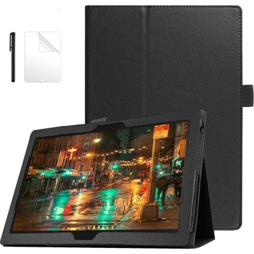 Slim Smart Leather CaseFor Lenovo Tab 4 10 TB-X304L TB-X304F TB-X304N 10.1" Tablet cover For lenovo Tab4 10 X304F case+Film+Pen