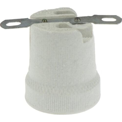 E27 Vintage Lamp Base Ceramic Edison Lamp Fittings Socket Lamp Base Holder Accessory Fixing Bracket Large Screw Cap