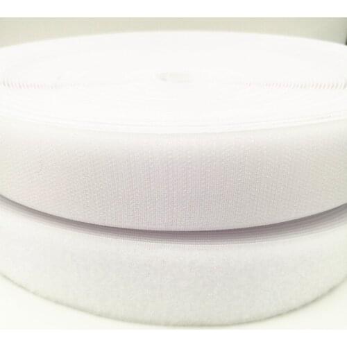 1.5'inch(3.8cm)Width x 27yards .Sew-on fastening Tape, Sewing hook and loop ,Garment ,shoes ,bags acceories. white