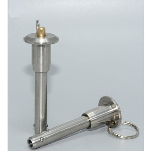 Stainless steel 304 Quick release pin with lanyard Ball lock pins diameter 5/6/8/10/12/16, length 10-100mm