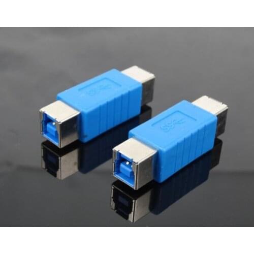 10pcs usb3.0 B female to printer B female converter adapter