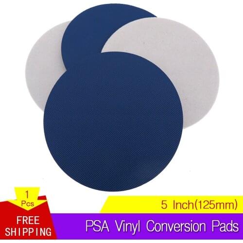 5" 125mm Loop to PSA Vinyl Conversion Pads for Discs and Strips (Pack of 1)