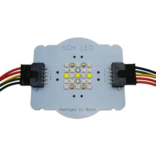 5 Channel 25Leds Customize Cree XPE2 XP-E XTE Semileds UV 425NM Mix Colors Led Emitter Bulb For DIY Aquarium Fish Tank Lightings