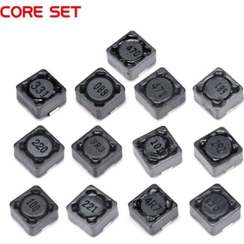 65PCS 13Values CDRH74R SMD Power Inductor Assortment Kit 2.2UH-680 Chip Inductors High Quality 7*7*4MM Wire Wound Chip
