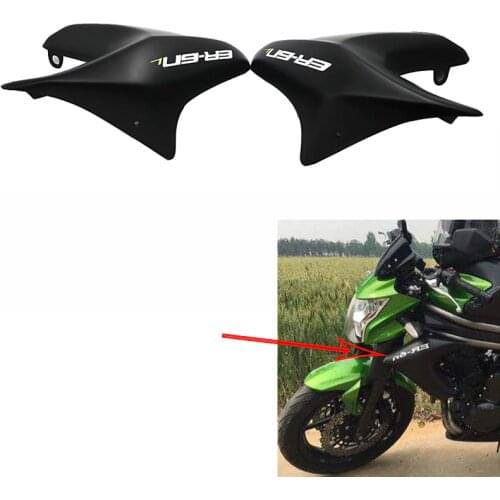 ABS Right Left Panel Side Radiator Covers Fairing Compression Molded For Kawasaki ER 6N ER6N ER-6N 2012 2013 2014 2015 2016