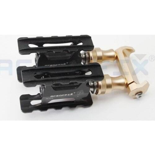 Aceoffix Brompton Bike Pedal Quick Release Fastener Mount on Saddle Folding Bike Quick Release Holder For Litepro MKS bike parts